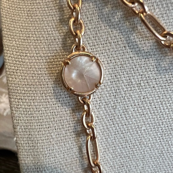 Kendra Scott Natalia Rose Gold Necklace - Picture 6 of 11